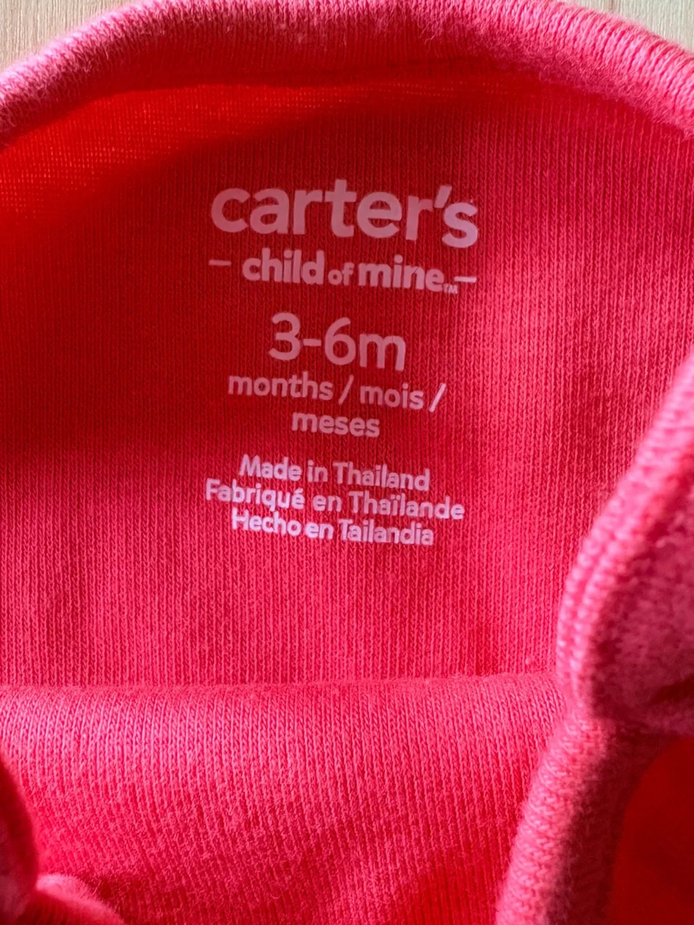 Carter's Hot Pink Sleeveless Baby Bodysuit